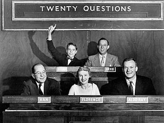 <i>Twenty Questions</i> (American game show) 1949 American TV series or program