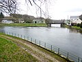 La confluence entre l'Aulne et l'Hyères à Pont-Triffen (Canal de Nantes à Brest).