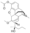 Chemical structure of Acetorphine.