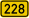 Bundesstraße 228 number.svg