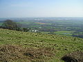 Utsikt austover frå Caerphilly Mountain.