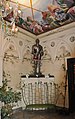 Architectural wall and ceiling trompe-l'œil, Entrance to the library of Chateau Thal, by Rainer Maria Latzke