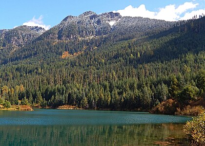 Dungeon Peak and Gold Creek Pond