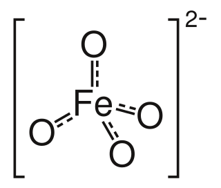 <span class="mw-page-title-main">Ferrate(VI)</span> Ion