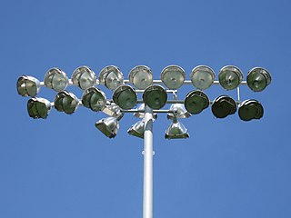 <span class="mw-page-title-main">Floodlight</span> High-intensity electric light with a broad beam