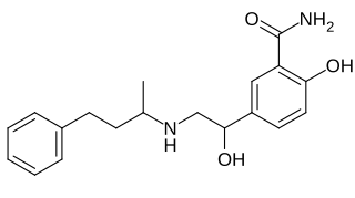 <span class="mw-page-title-main">Labetalol</span> Medication used to treat high blood pressure