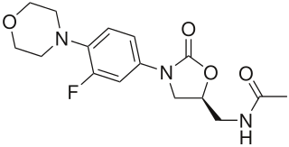 <span class="mw-page-title-main">Linezolid</span> Antibiotic medication