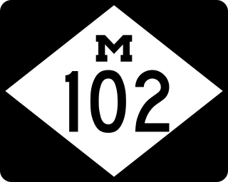 <span class="mw-page-title-main">M-102 (Michigan highway)</span> State highway in Michigan, United States