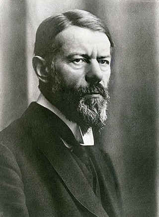 <span class="mw-page-title-main">Max Weber</span> German sociologist, jurist, and political economist (1864–1920)