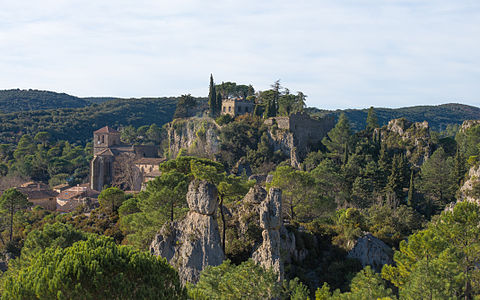 Mourèze, Hérault, France.