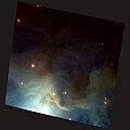 Hubble-Aufnahme des nordwestlichen Teils