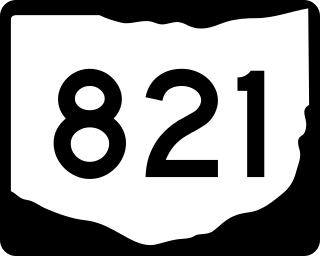 <span class="mw-page-title-main">Ohio State Route 821</span> State highway in southeastern Ohio, US