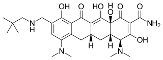 <span class="mw-page-title-main">Omadacycline</span> Chemical compound