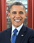 Barack Obama listigita dekunu fojojn: 2016, 2015, 2014, 2013, 2012, 2011, 2010, 2009, 2008, 2007, kaj 2005 (finalinto en 2018)