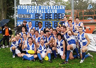 Quebec Saints 2010 Canadian Aussie Rules Premiers