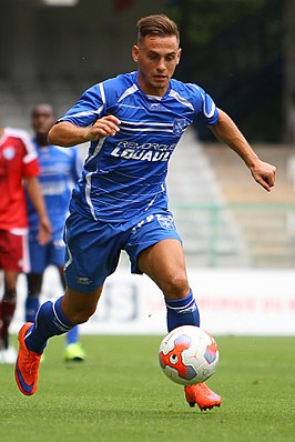 Aguilar in 2015 als speler van Auxerre