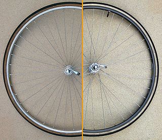 <span class="mw-page-title-main">Wheelbuilding</span> Process of assembling wire wheels