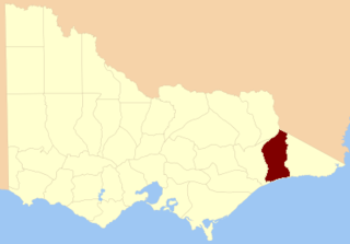 <span class="mw-page-title-main">County of Tambo, Victoria</span> Cadastral in Victoria, Australia