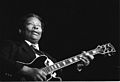 B.B. King op 22 juli 1989 geboren op 16 september 1925