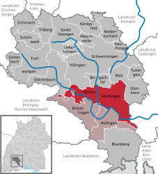 Donaueschingen – Mappa