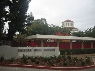 <span class="mw-page-title-main">Fairfax High School (Los Angeles)</span> High school in Los Angeles, California