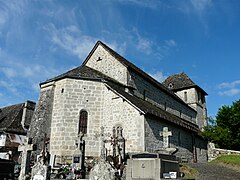 L'église de Hautefage.