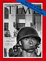 Image 42Time magazine (October 7, 1957), featuring Army paratroopers at Little Rock. (from History of Arkansas)