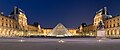 Image 21The Louvre, Paris, showing the glass-and-metal Pyramid, designed by I. M. Pei to act as the museum's main entrance, and completed in 1989