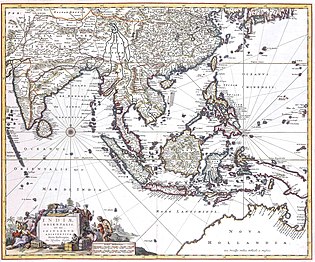 Het Aziatisch handelsgebied. (Nicolaas Visscher, 1681)