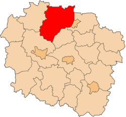 Location within the voivodeship