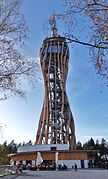 Torre mirador (2013) en la montaña Pyramidenkogel, en Carintia