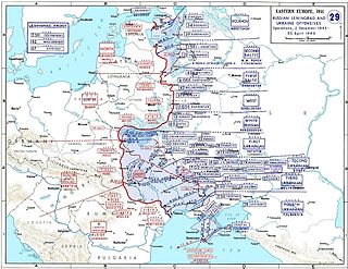 <span class="mw-page-title-main">Dnieper–Carpathian offensive</span> 1944 Soviet offensive on the Eastern Front of WW2