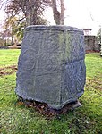 Cross base in churchyard of St Matthew's Church