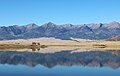 Spread Eagle Peak (left of center) viewed from DeWeese Reservoir