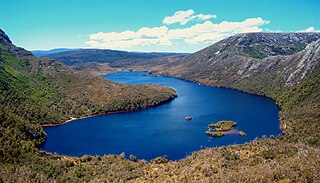 <span class="mw-page-title-main">Dove Lake (Tasmania)</span> Lake in Cradle Mountain-Lake St. Clair National Park, Tasmania,