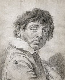 Giovanni Battista Piazzetta (autoportrét z 30. let 18. století; kresba uhlem doplněná olovnatou bělobou na šedozeleném papíře; Muzeum Thyssenů-Bornemiszů, Madrid, Španělsko)