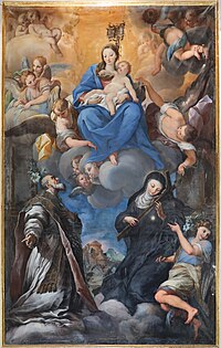 Apparition of the Madonna and Child to Saint Philip Neri and Juliana Falconieri by Giuseppe Nasini