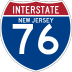 Interstate 76 marker