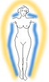 Image 2Aura, a field of luminous radiation surrounding a person or object (from List of mythological objects)