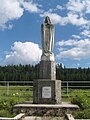 Statue de la Vierge Marie sur les hauteurs de Villedieu les Mouthe.