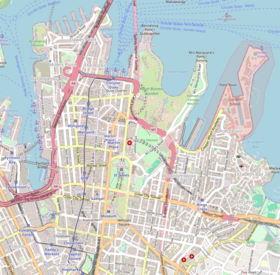 A map of the City of Sydney