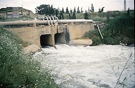 פתיחת שערי הסכר בחורף 1991