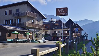 Passhöhe am Passo d'Eira