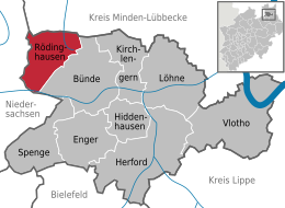 Rödinghausen – Mappa