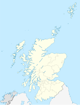 Localización del hotel ubicada en Escocia