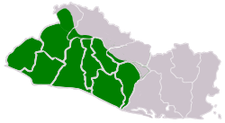 Location of Cuzcatlan