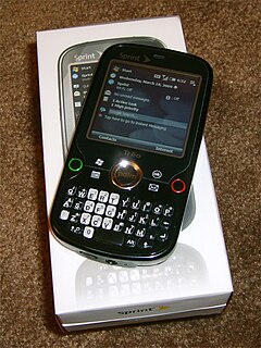 <span class="mw-page-title-main">Palm Treo Pro</span> 2009 Windows Mobile–based smartphone by Palm