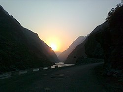 Karakoram Highway in Upper Kohistan