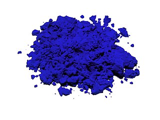 <span class="mw-page-title-main">Ultramarine</span> Deep blue purple color pigment which was originally made with ground lapis lazuli