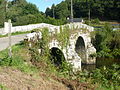 Vieux pont sur l'Aulne à Poullaouen